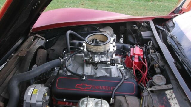 1969 Red Chevrolet Corvette stingray