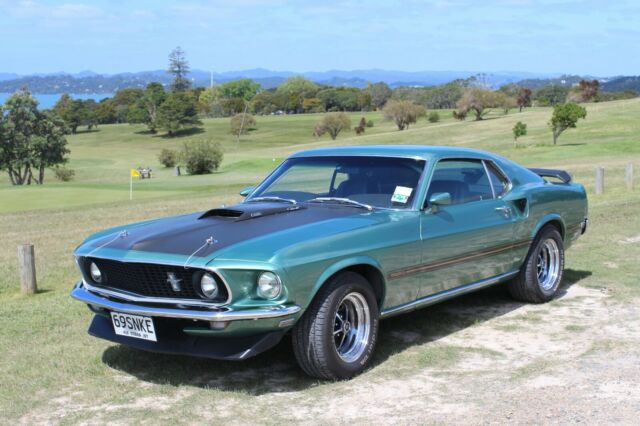 1969 Green Ford Mustang Coupe