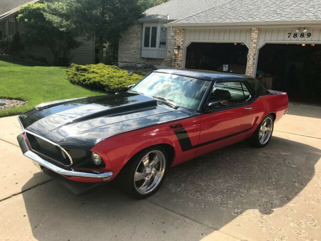 1969 Red & Black Ford Mustang Coupe
