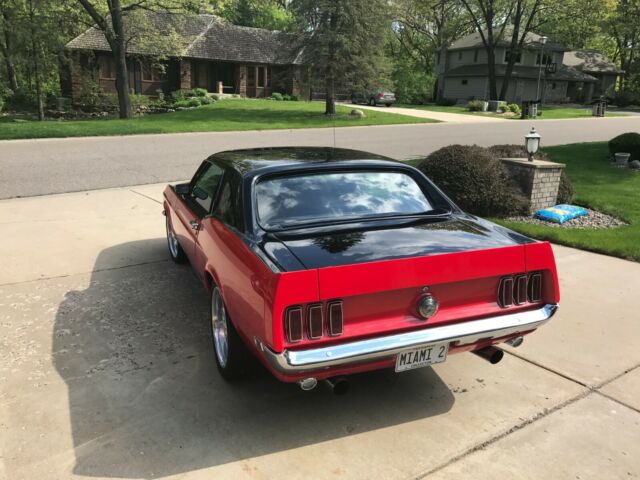 1969 Red & Black Ford Mustang Coupe