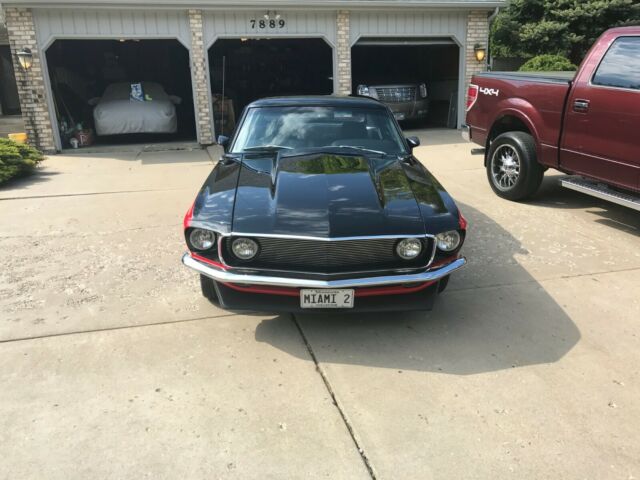 1969 Red & Black Ford Mustang Coupe