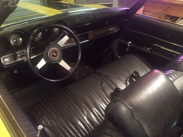 1969 Yellow Oldsmobile 442 Convertible