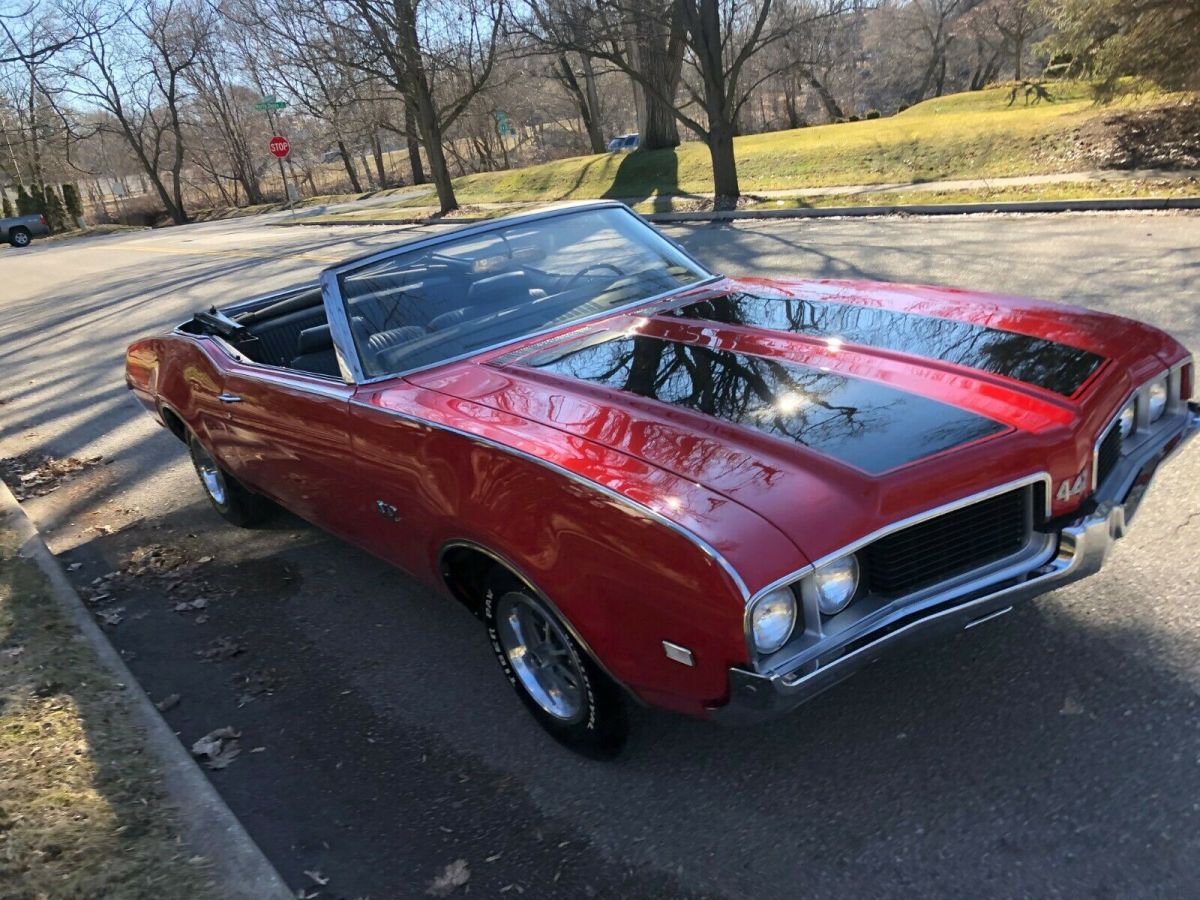 1969 Red Oldsmobile 442 Convertible