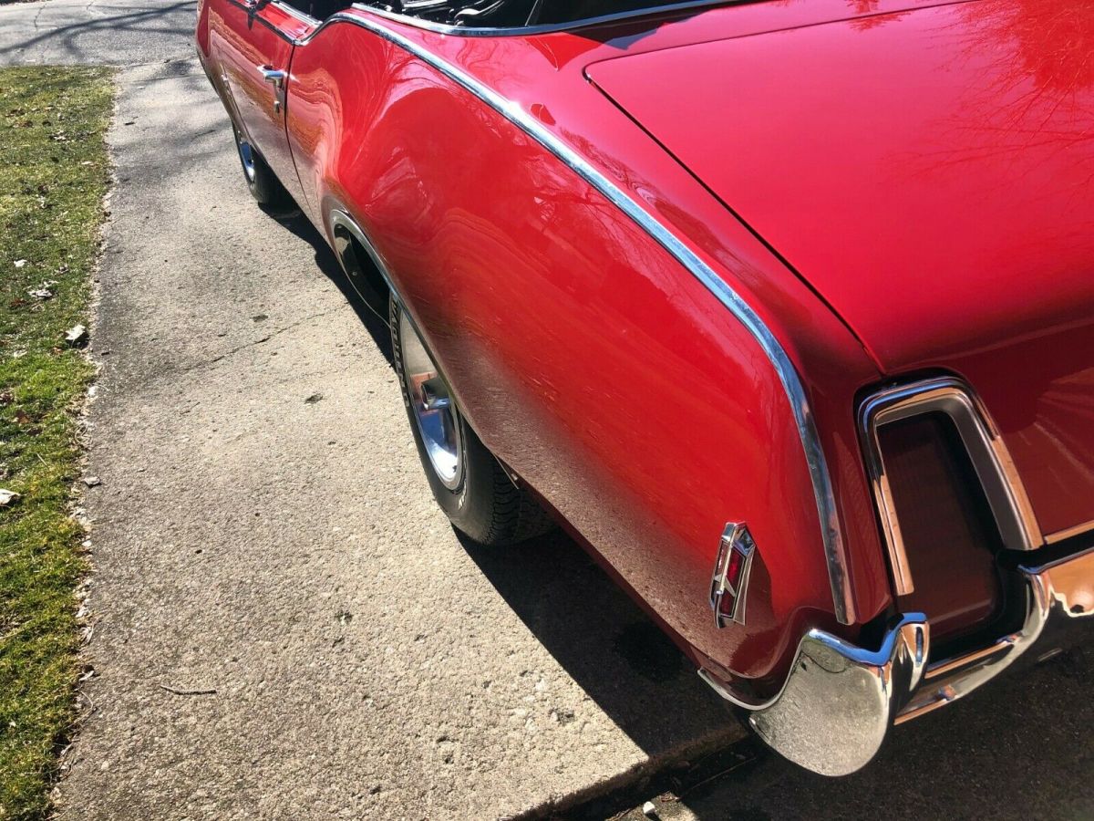 1969 Red Oldsmobile 442 Convertible