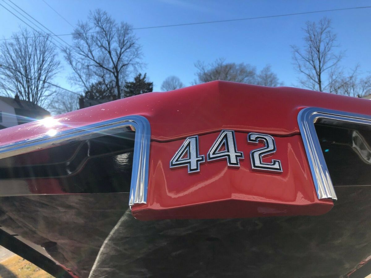 1969 Red Oldsmobile 442 Convertible