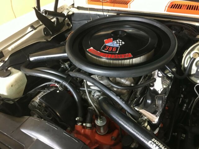 1969 White Chevrolet Camaro Coupe