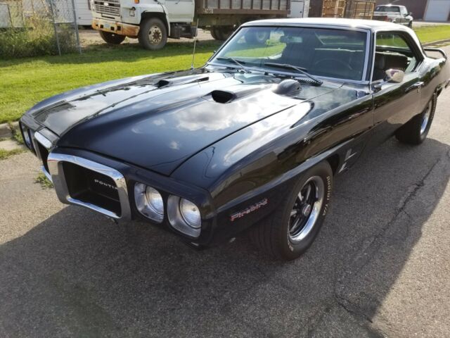 1969 Black Pontiac Firebird Coupe