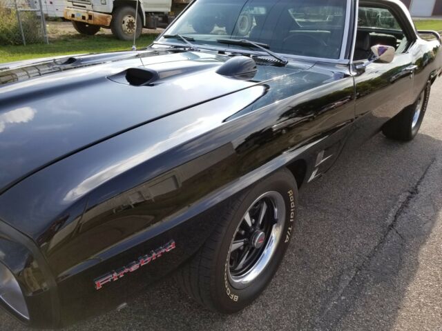 1969 Black Pontiac Firebird Coupe