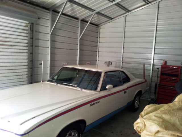1969 White AMC Ambassador Big Wing