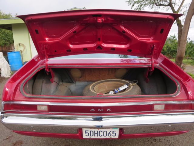 1969 CORVETTE RED METALLIC AMC AMX Fastback