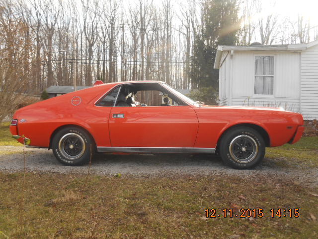 1969 CORVETTE RED METALLIC AMC AMX Fastback