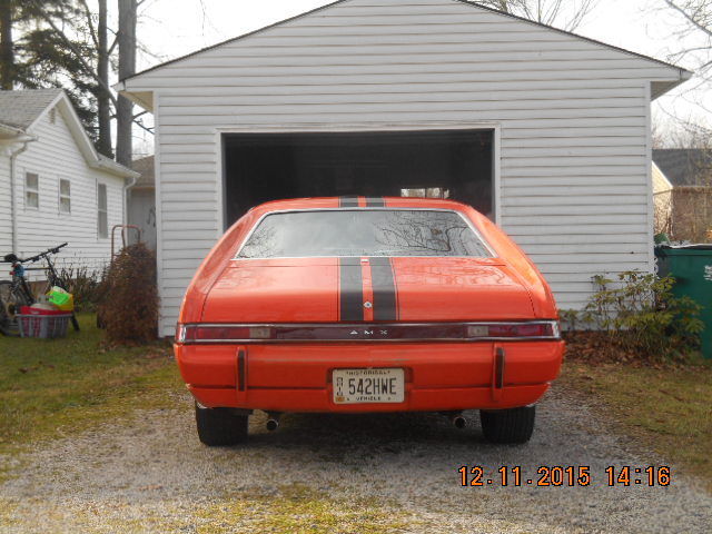 1969 CORVETTE RED METALLIC AMC AMX Fastback