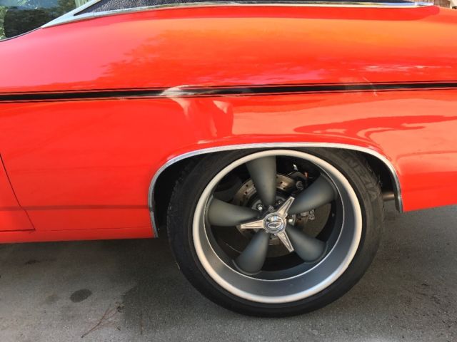 1969 Orange Chevrolet Chevelle Coupe