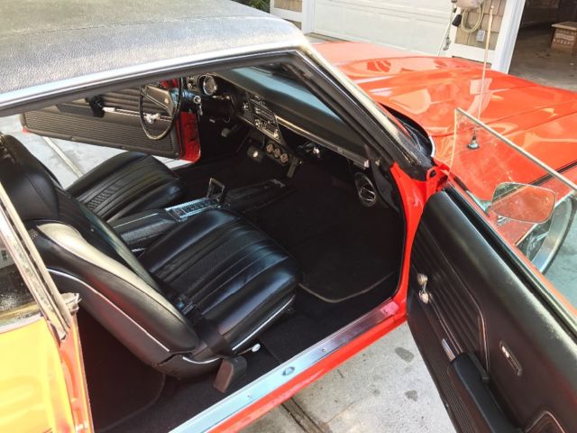 1969 Orange Chevrolet Chevelle Coupe