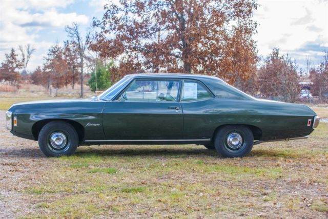 1969 Green Chevrolet Biscayne Coupe