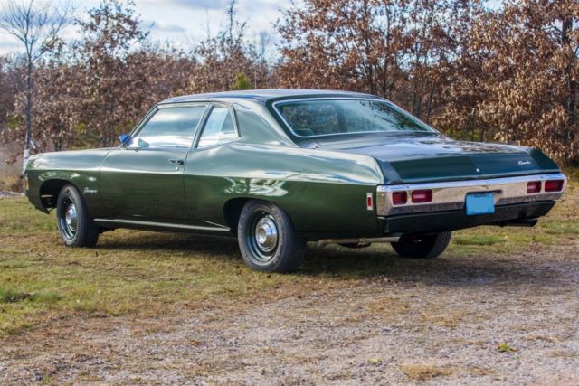1969 Green Chevrolet Biscayne Coupe