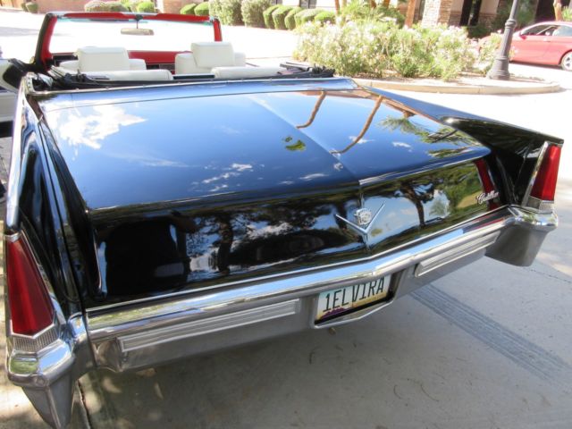 1969 Black Cadillac DeVille Convertible