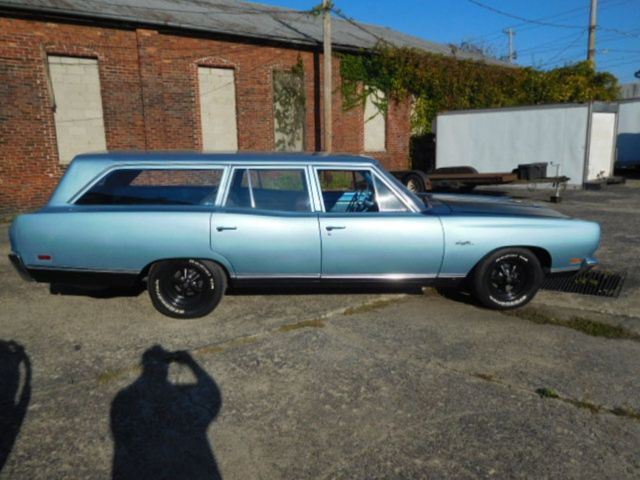 1969 Blue Plymouth Satellite Wagon