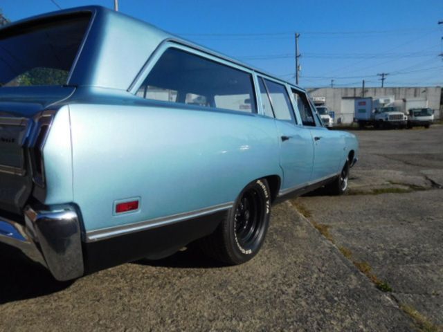 1969 Blue Plymouth Satellite Wagon