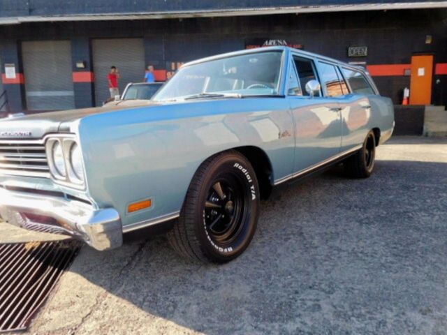 1969 Blue Plymouth Satellite Wagon