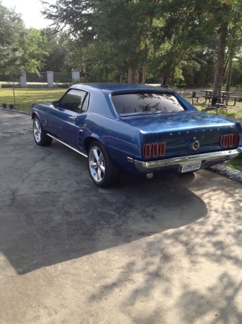 1969 Blue Ford Mustang Coupe