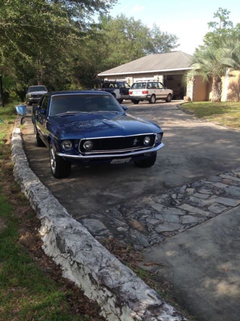 1969 Blue Ford Mustang Coupe
