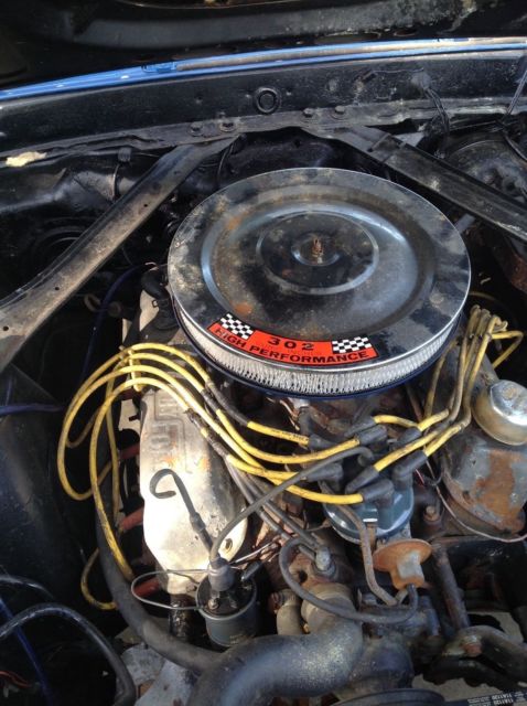 1969 Blue Ford Mustang Coupe