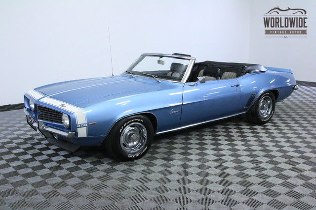 1969 Blue Chevrolet Camaro