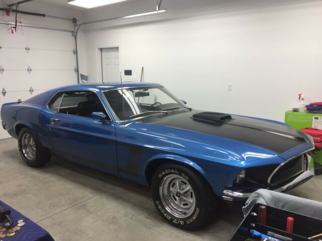 1969 Acapulco Blue Ford Mustang Fastback