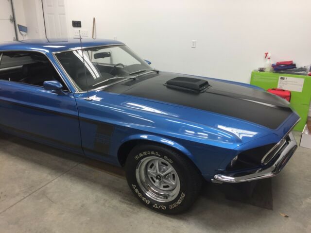 1969 Acapulco Blue Ford Mustang Fastback