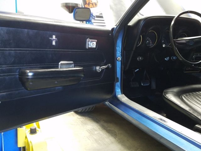 1969 Acapulco Blue Ford Mustang Fastback