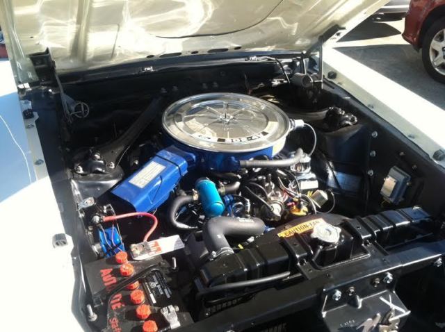 1969 White Ford Mustang Fastback