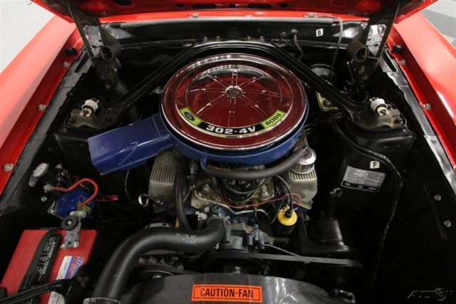 1969 Red Ford Mustang