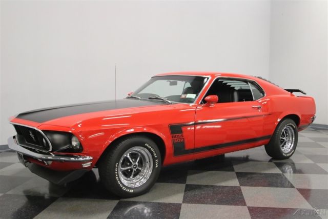 1969 Red Ford Mustang