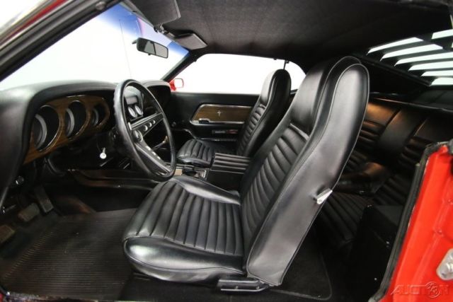 1969 Red Ford Mustang