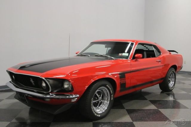 1969 Red Ford Mustang