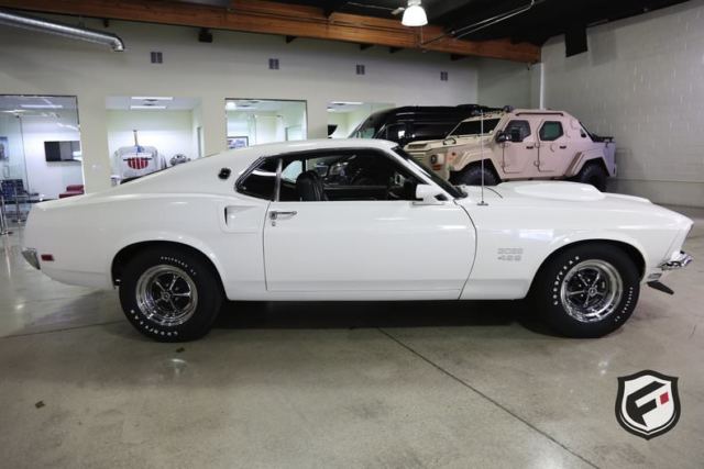 1969 White Ford Mustang