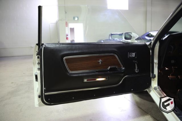 1969 White Ford Mustang