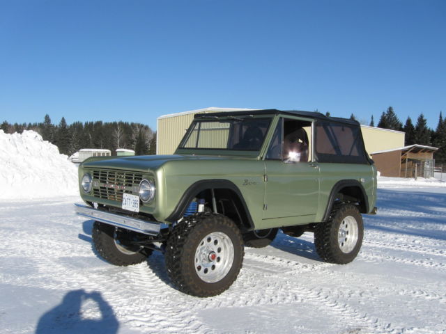 1969 Green Ford Bronco Convertible