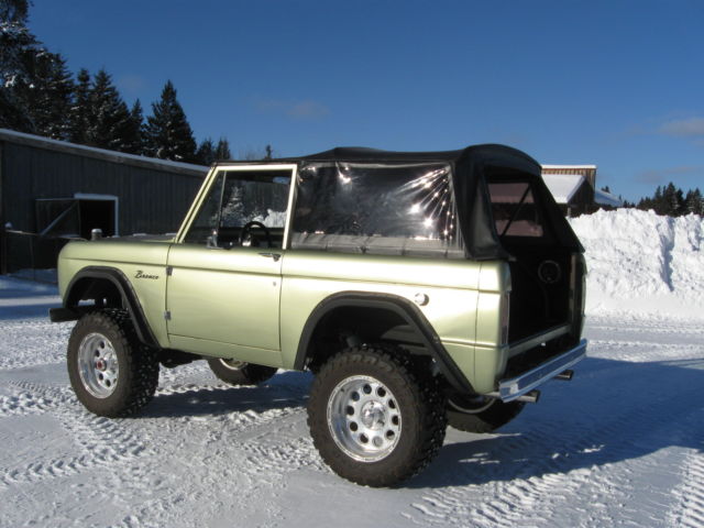 1969 Green Ford Bronco Convertible