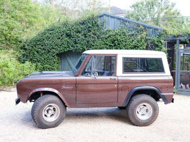 1969 brown and white Ford Bronco SUV