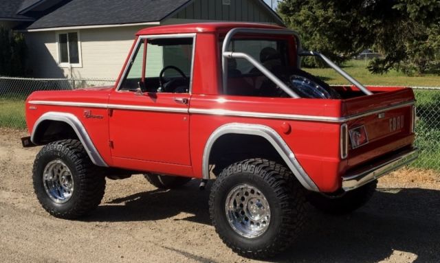 1969 Red Ford Bronco