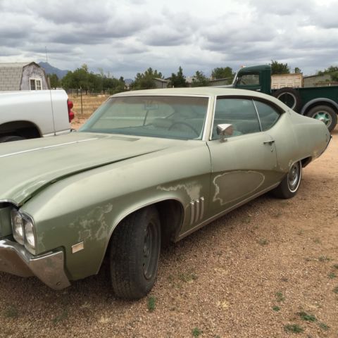 1969 Green Buick Skylark Hardtop