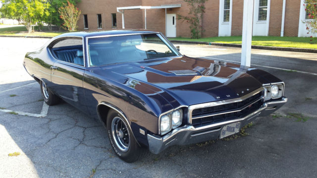 1969 Midnight Blue Buick Skylark Coupe