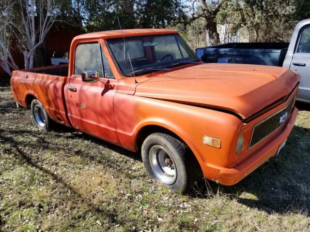1969 ORANGE Chevrolet C10 Pickup Standard Cab Pickup