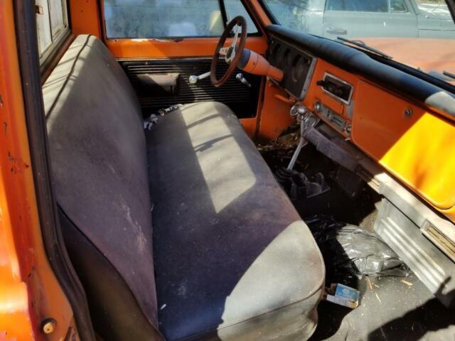 1969 ORANGE Chevrolet C10 Pickup Standard Cab Pickup