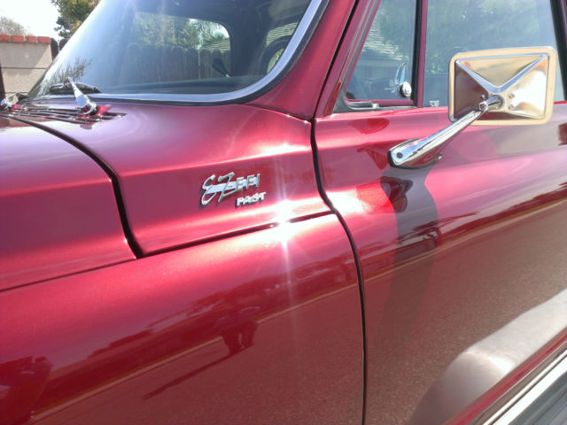1969 Burgundy Chevrolet C-10