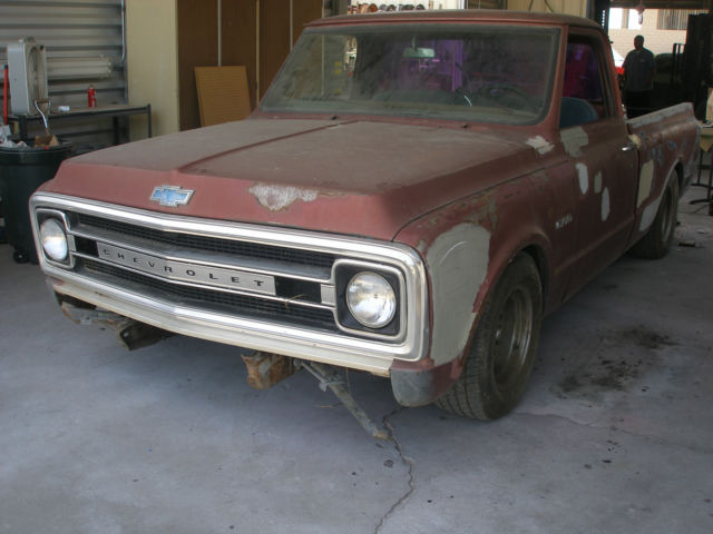 1969 Burgundy Chevrolet C-10
