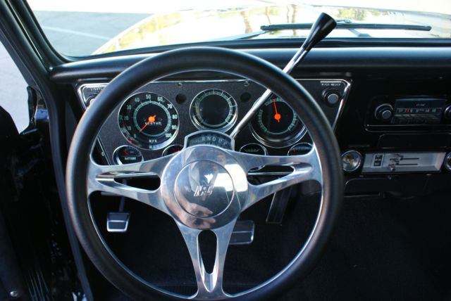 1969 black Chevrolet C-10