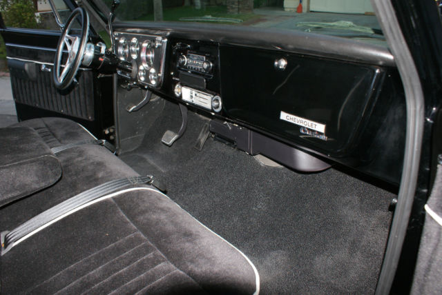 1969 black Chevrolet C-10